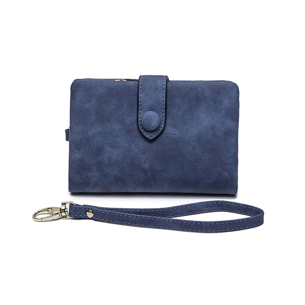 Women's Frosted Large Capacity Short Wallet