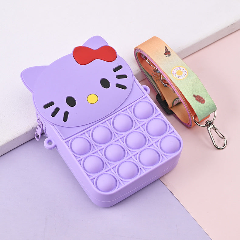Cute Cartoon Silicone Coin Pocket Coin Purse