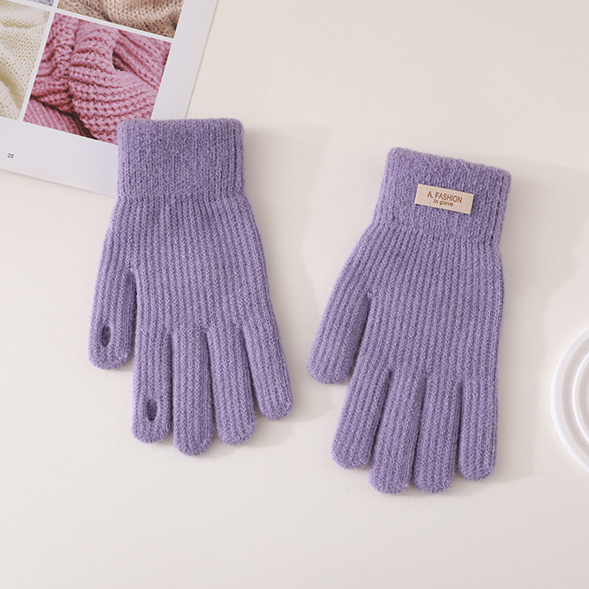 Winter Cycling Warm Plush Touch Screen Gloves