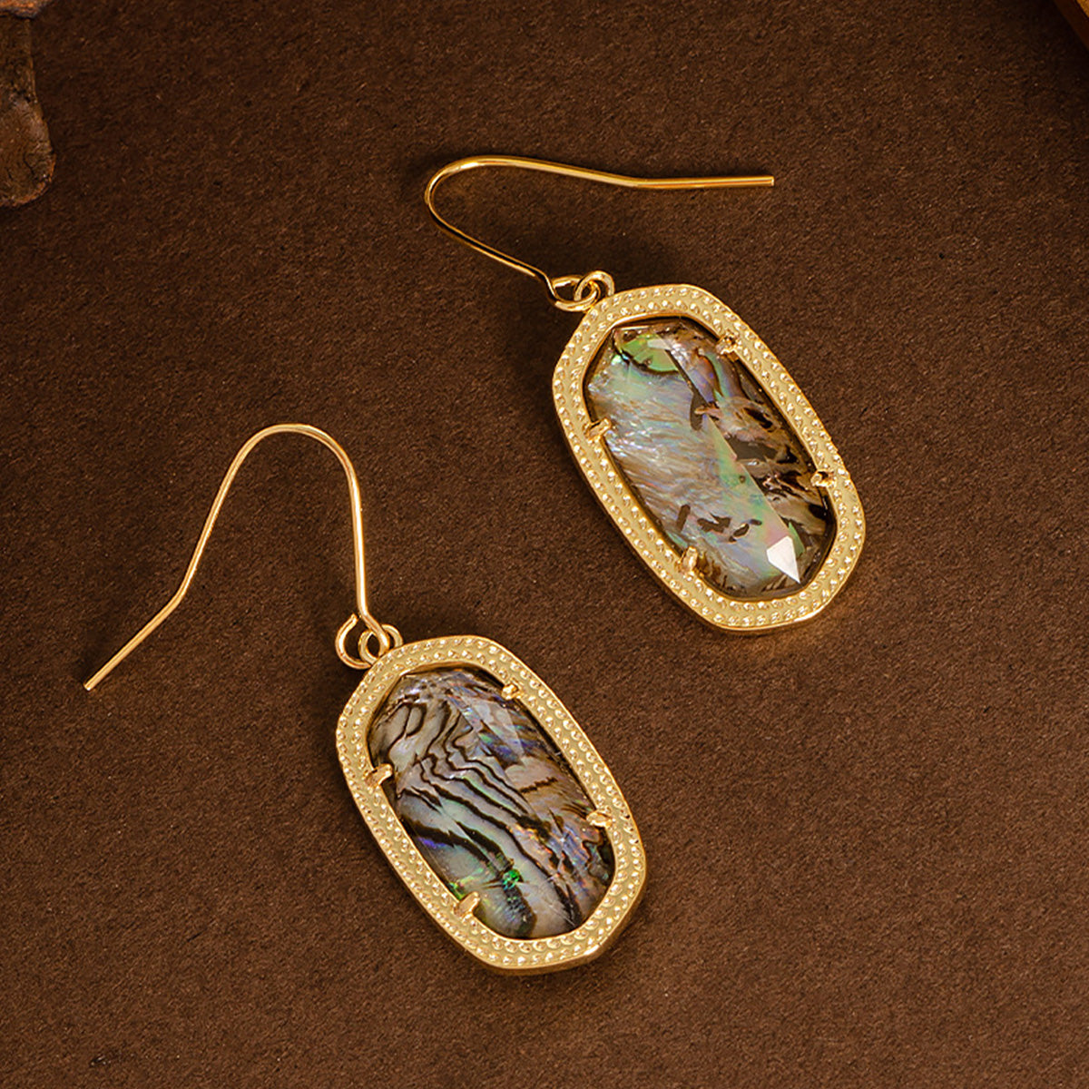 French Light Luxury Fantasy Deep Sea Shell Earrings