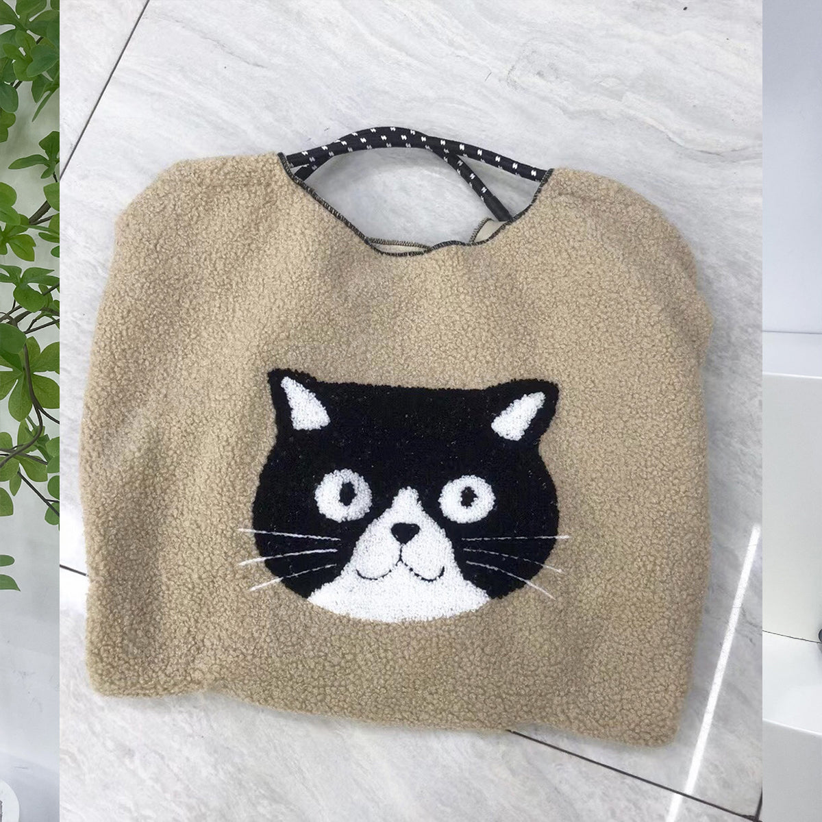 Japanese Cartoon Embroidered Tote Bag
