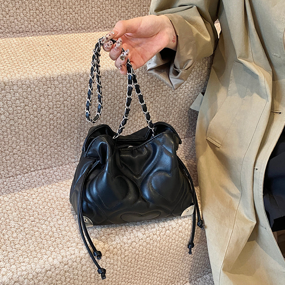 2025 Popular Women's Crossbody Bag Single Shoulder Bucket Bag