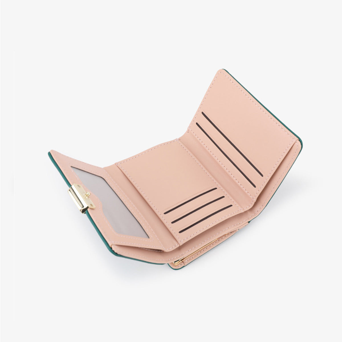 High-Grade Leather Creative Handmade Ladies Short Wallet