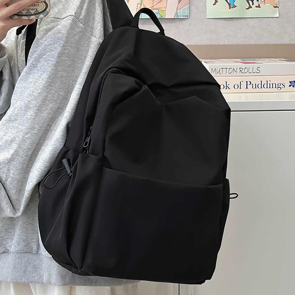Fashionable Commuter Travel Backpack for Middle School Students