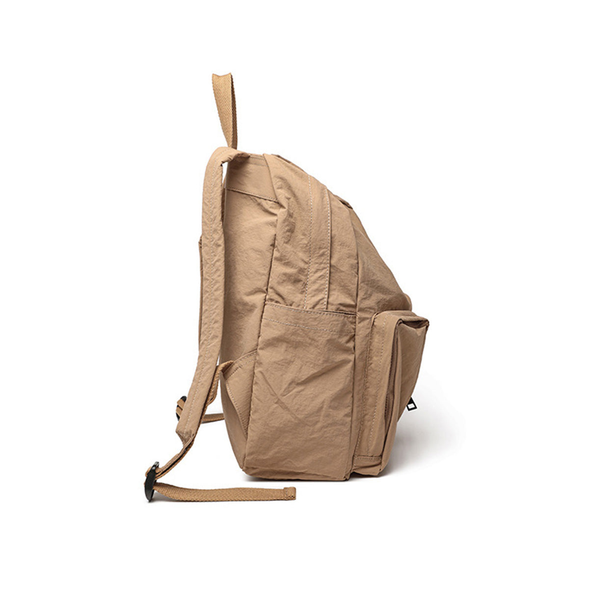 Women's Light Backpack Solid Color Large Capacity School Bag