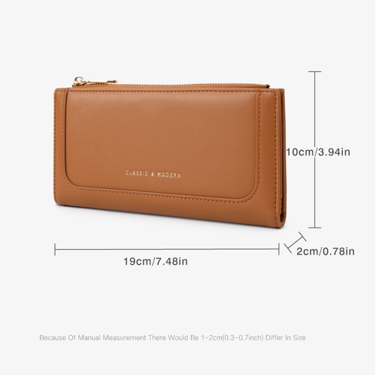 Fashionable Long Stitching Large Capacity Women Wallet