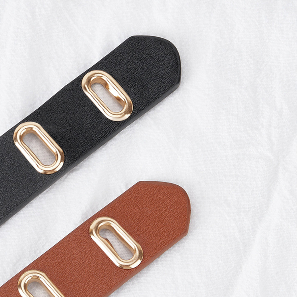 Multi-hole Round Buckle Steam Eyelet Jeans Belt