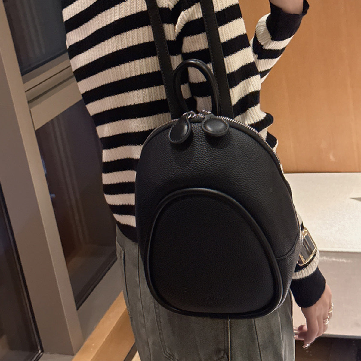 Korean Style Versatile Fashion Simple Backpack