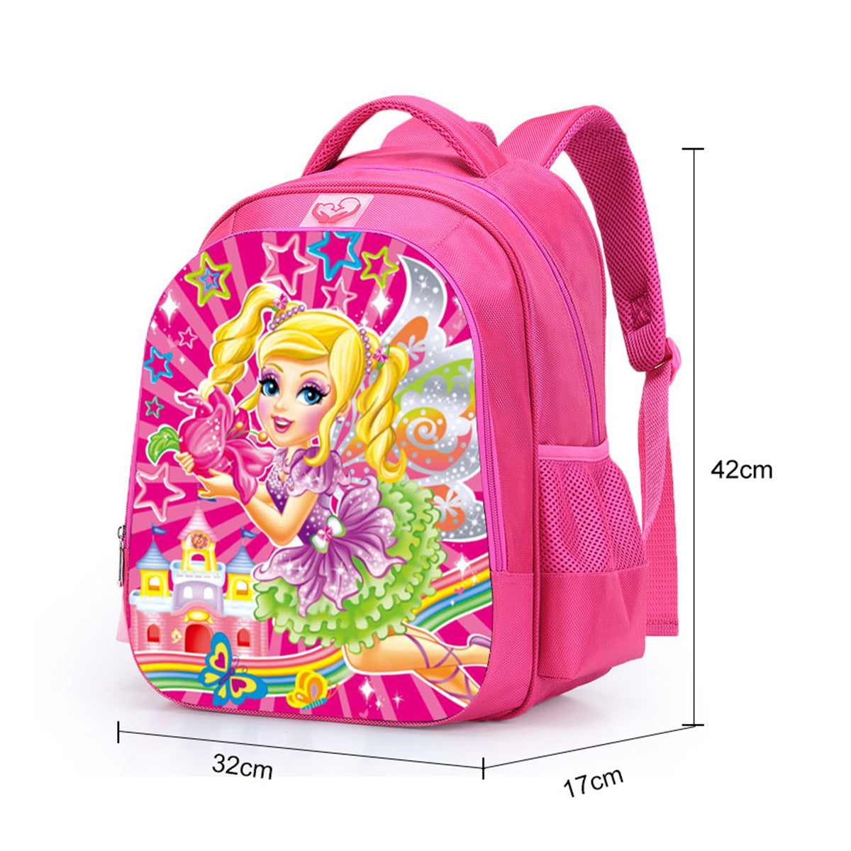 Primary School Girl Schoolbag Princess Barbie Cartoon Backpack