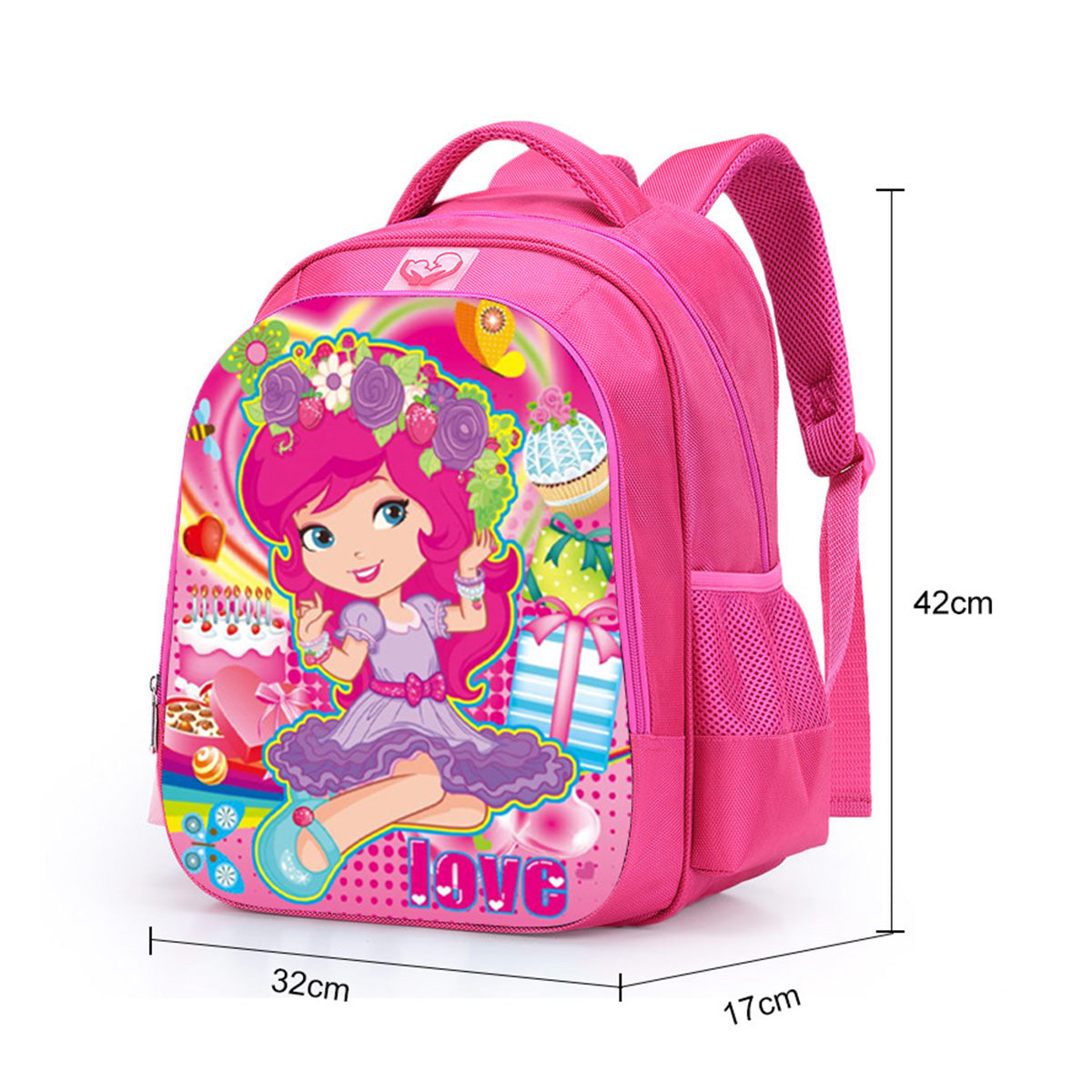 Primary School Girl Schoolbag Princess Barbie Cartoon Backpack