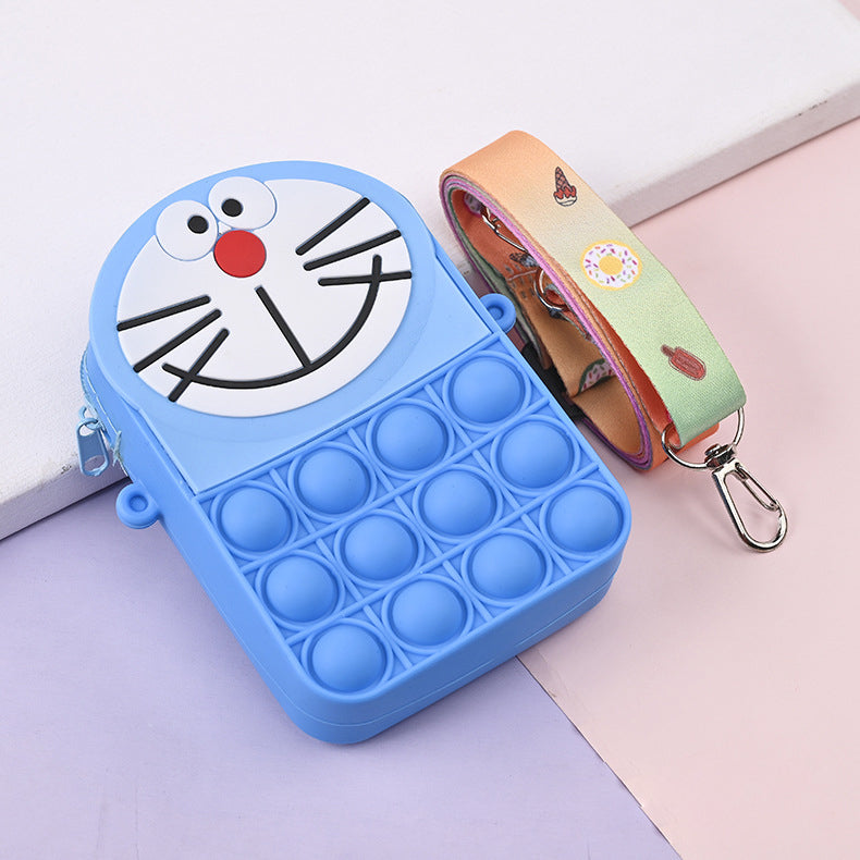 Cute Cartoon Silicone Coin Pocket Coin Purse