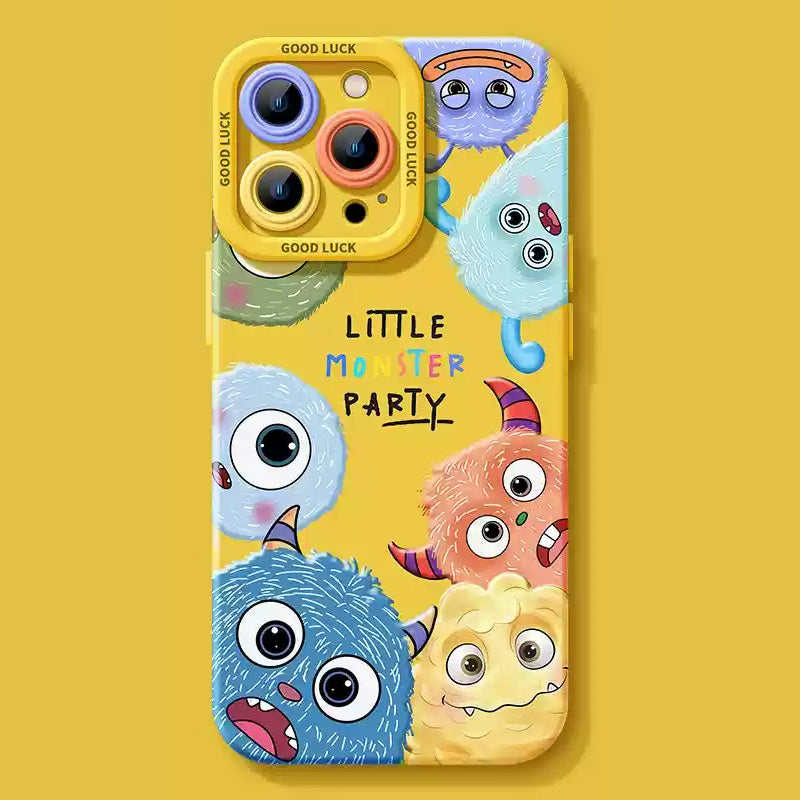 Rainbow Monsters for IPhone 15 Pro Mobile Phone Case