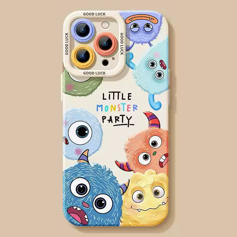 Rainbow Monsters for IPhone 15 Pro Mobile Phone Case