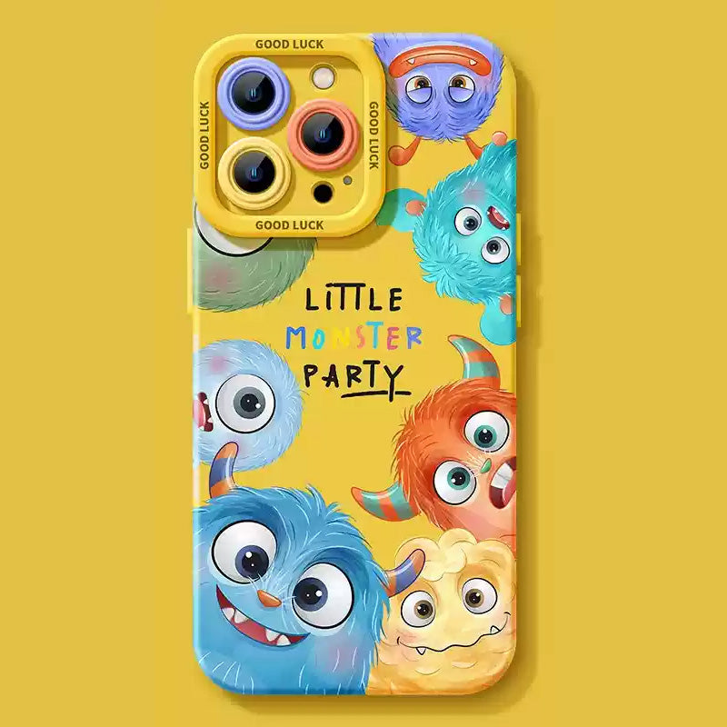 Rainbow Monsters for IPhone 15 Pro Mobile Phone Case