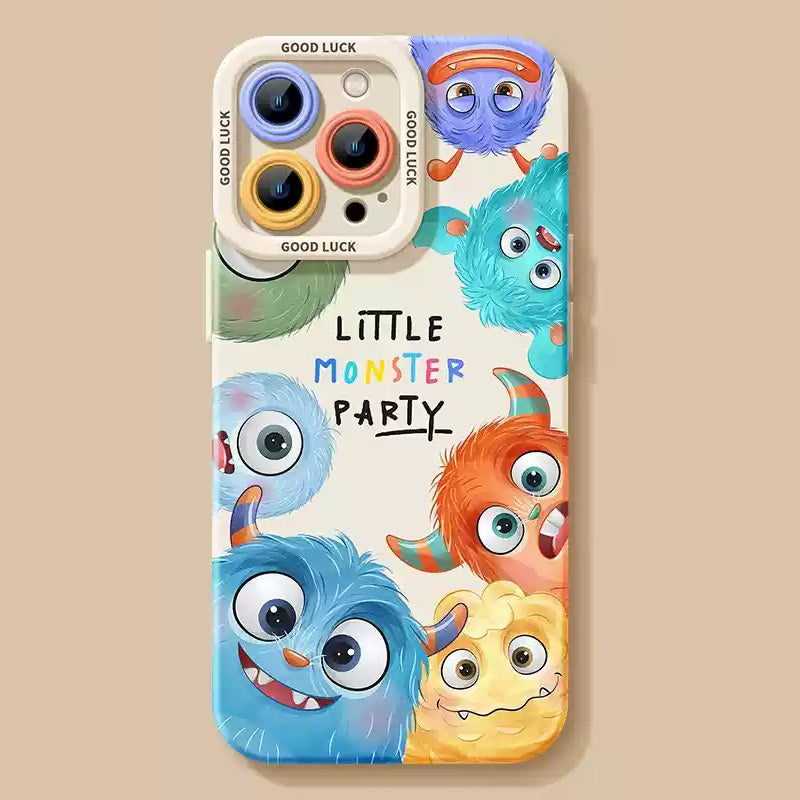 Rainbow Monsters for IPhone 15 Pro Mobile Phone Case