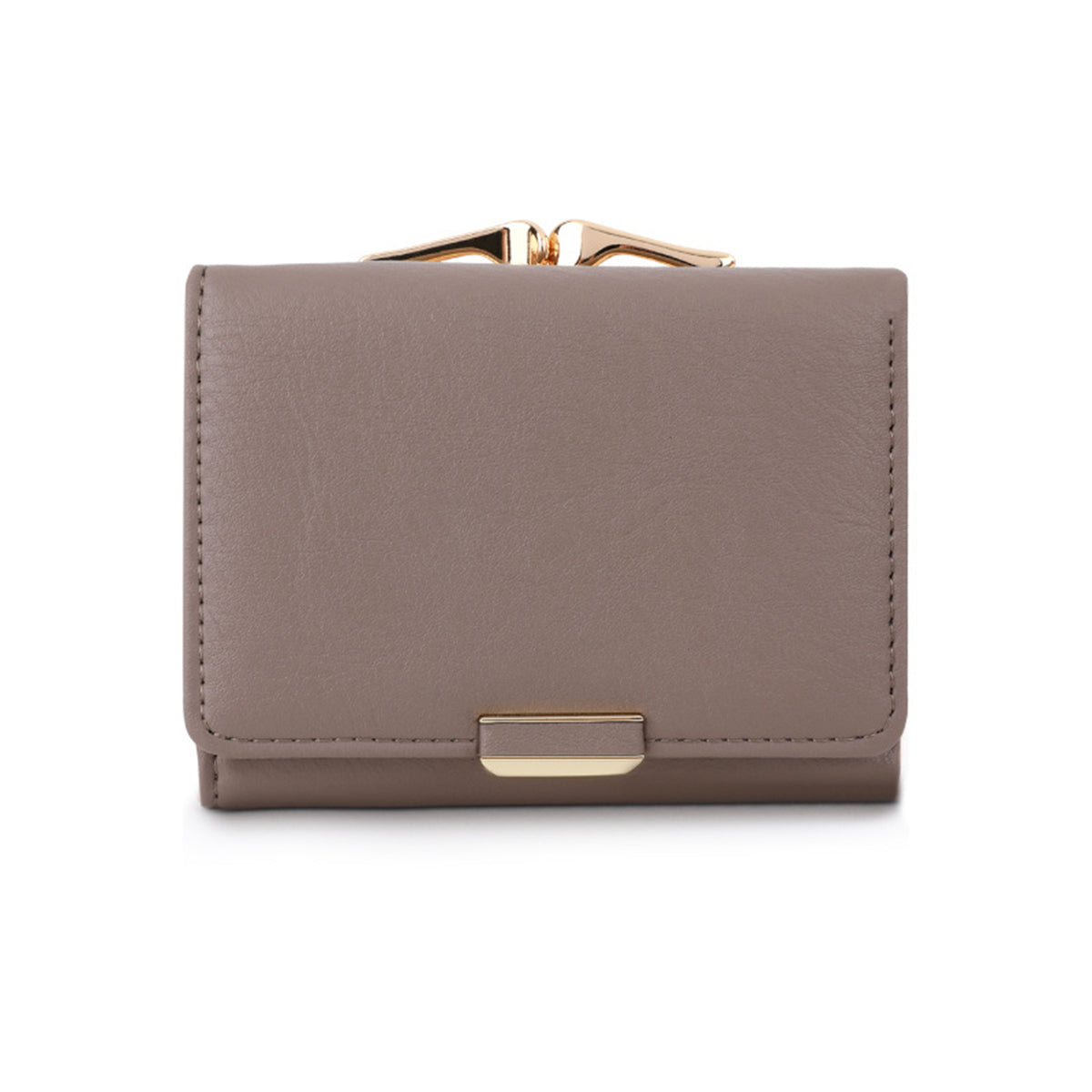 High-Grade Leather Creative Handmade Ladies Short Wallet