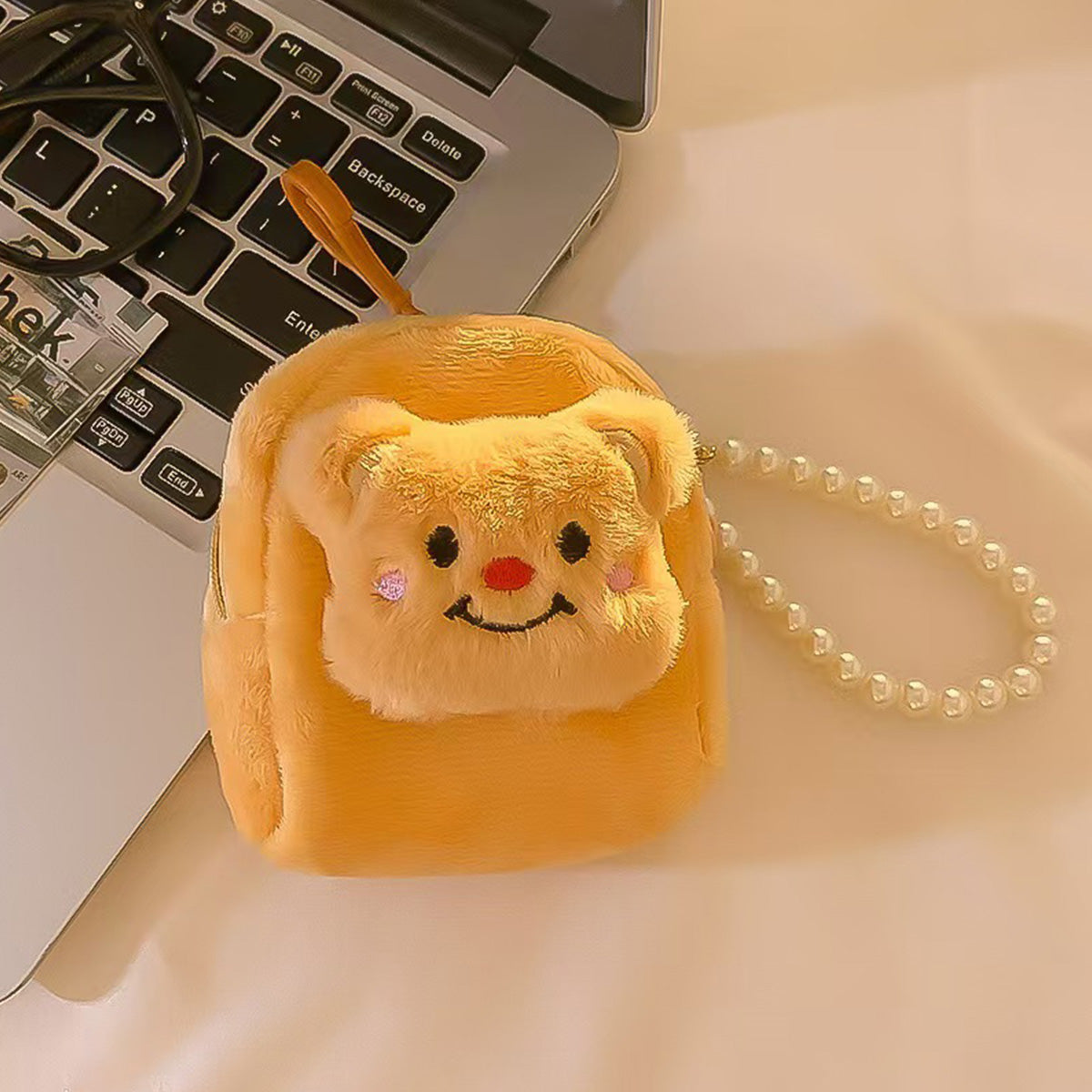 Cute Plush Bear Card Holder Mini Coin Purse