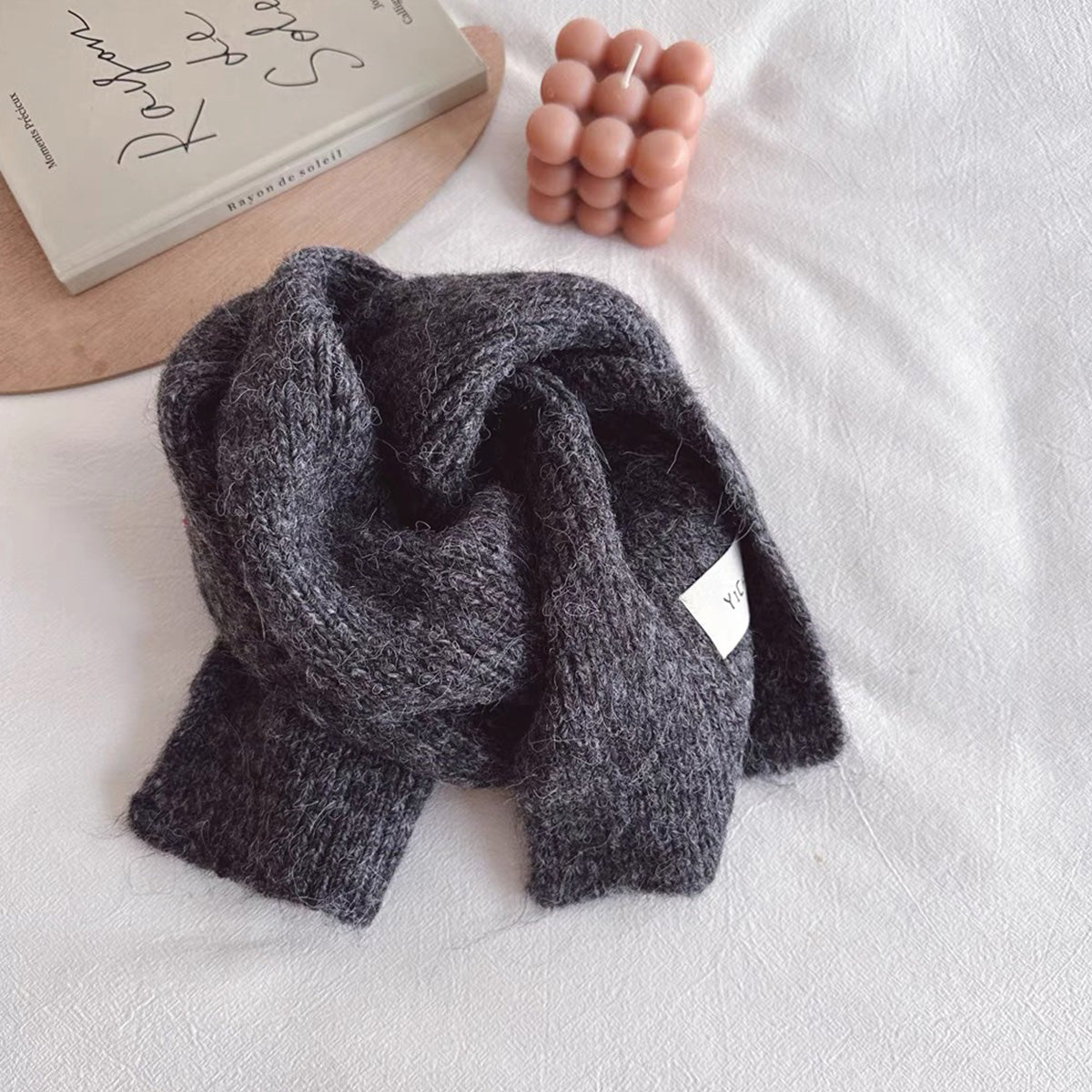 Children's Warm Wool Knitted Scarf