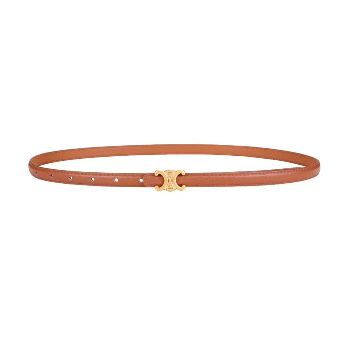 Women's Double C Smooth Buckle Belt