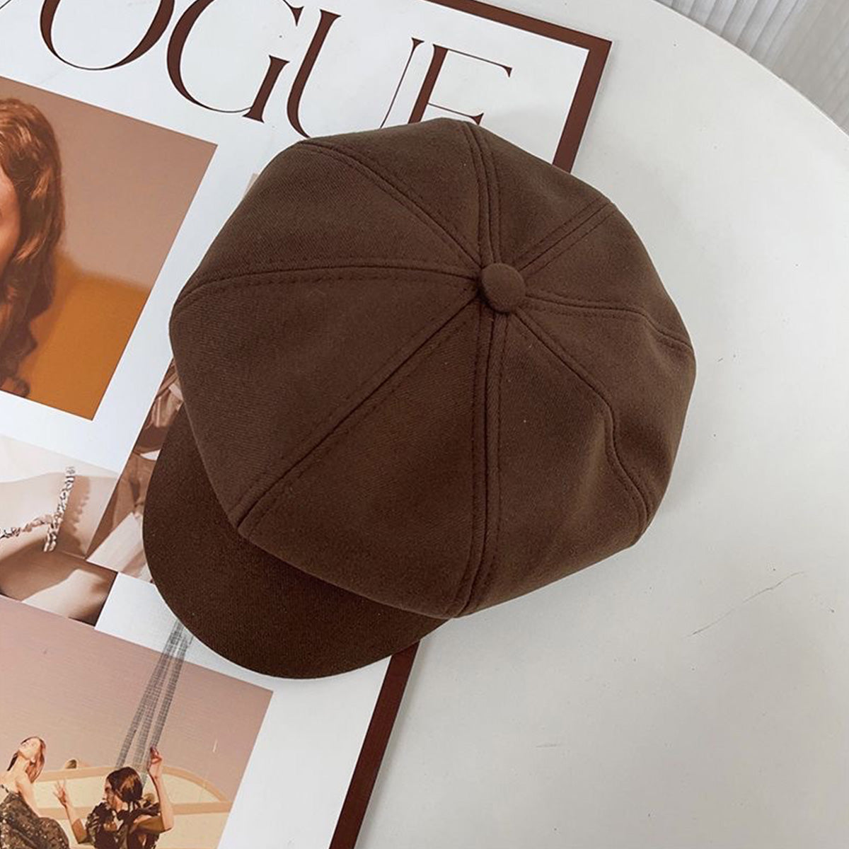 Octagonal Cap Versatile British Hat Beret