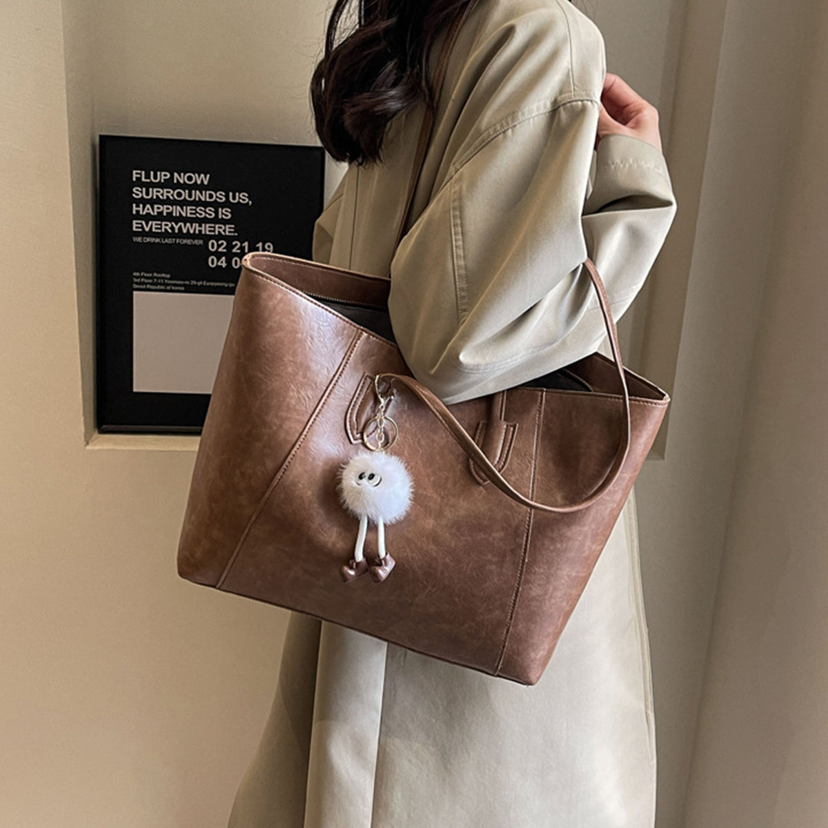 Maillard Tote Autumn Winter Vintage Shoulder Bag
