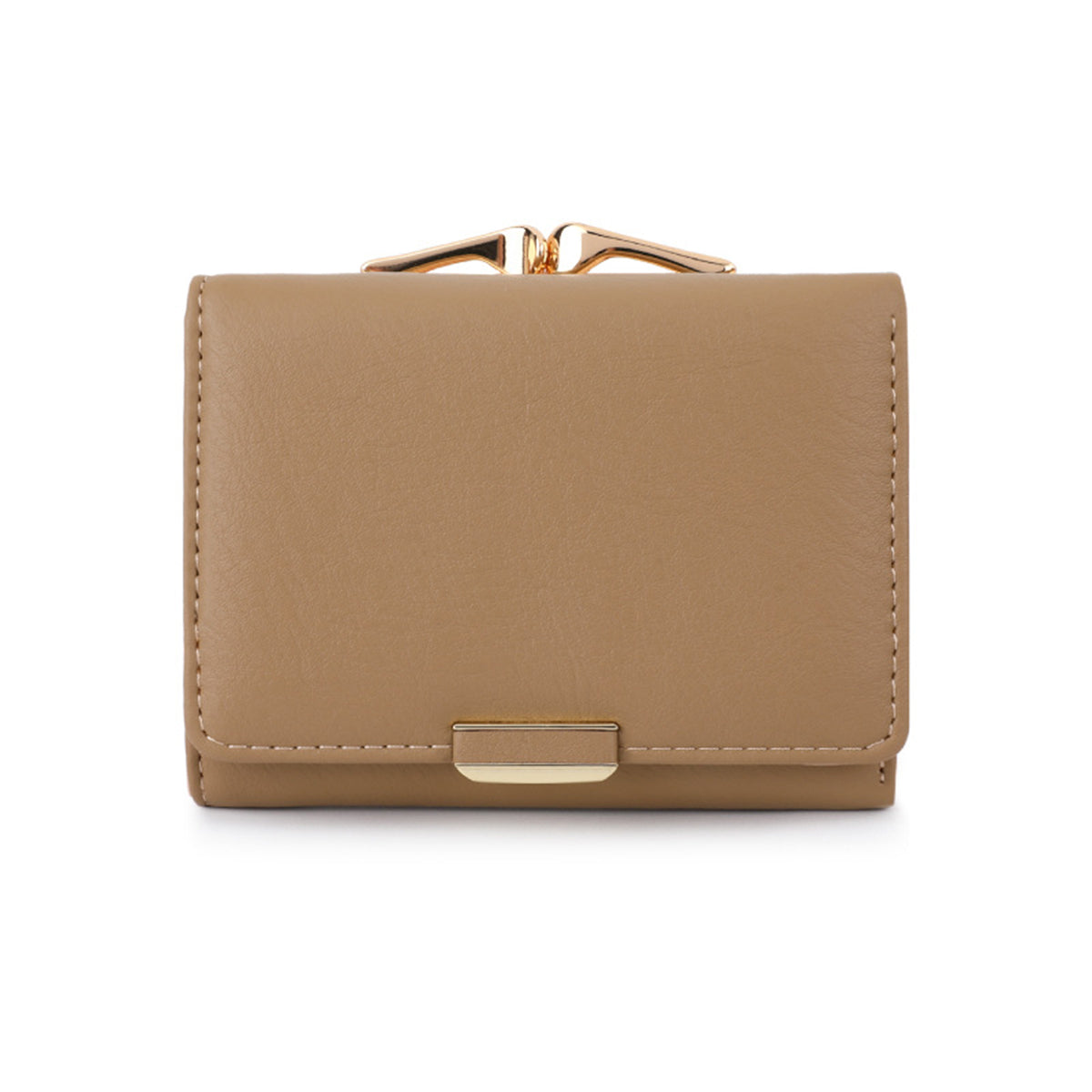 High-Grade Leather Creative Handmade Ladies Short Wallet