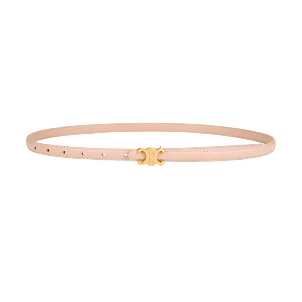 Women's Double C Smooth Buckle Belt