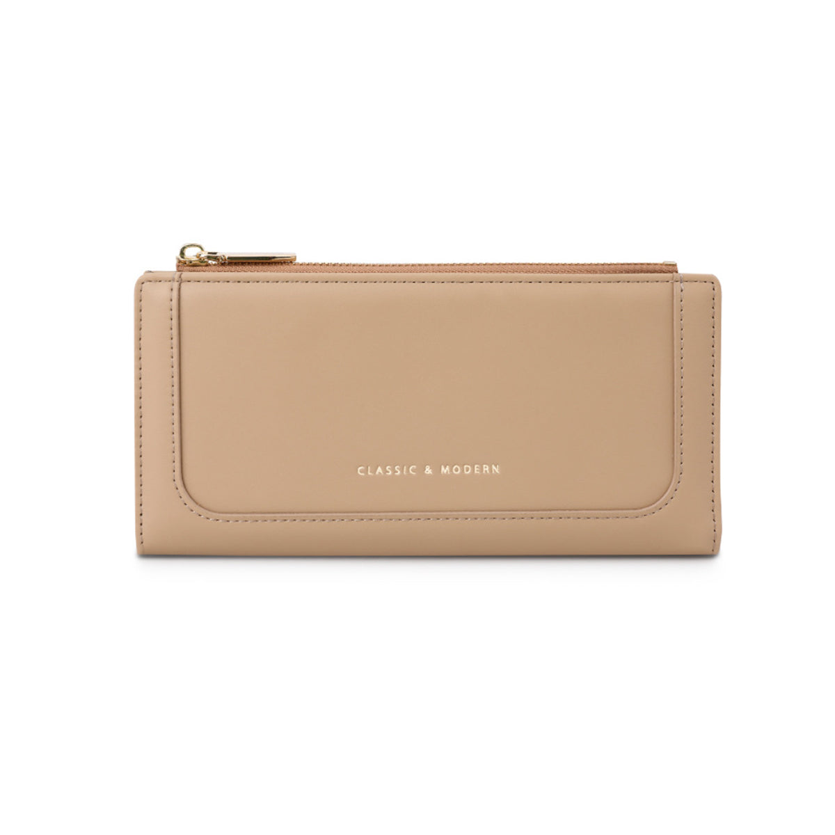 Fashionable Long Stitching Large Capacity Women Wallet