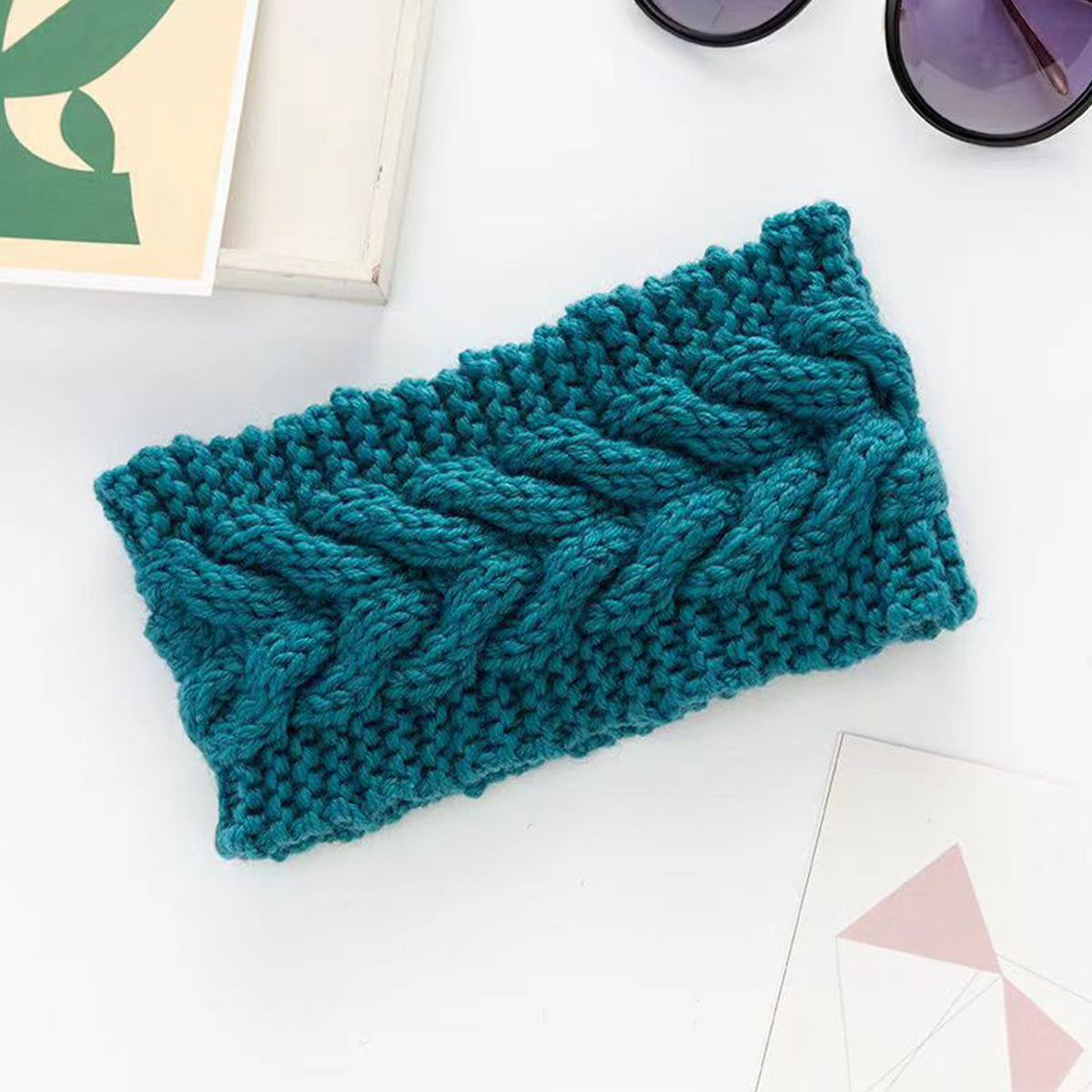 Twisted Knitted Headband Earmuffs Headband