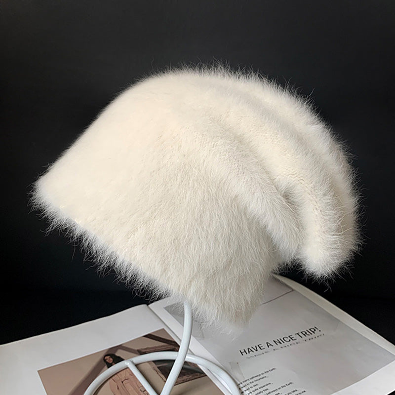Abbit Fur Hat New Winter Warm Wool Hat