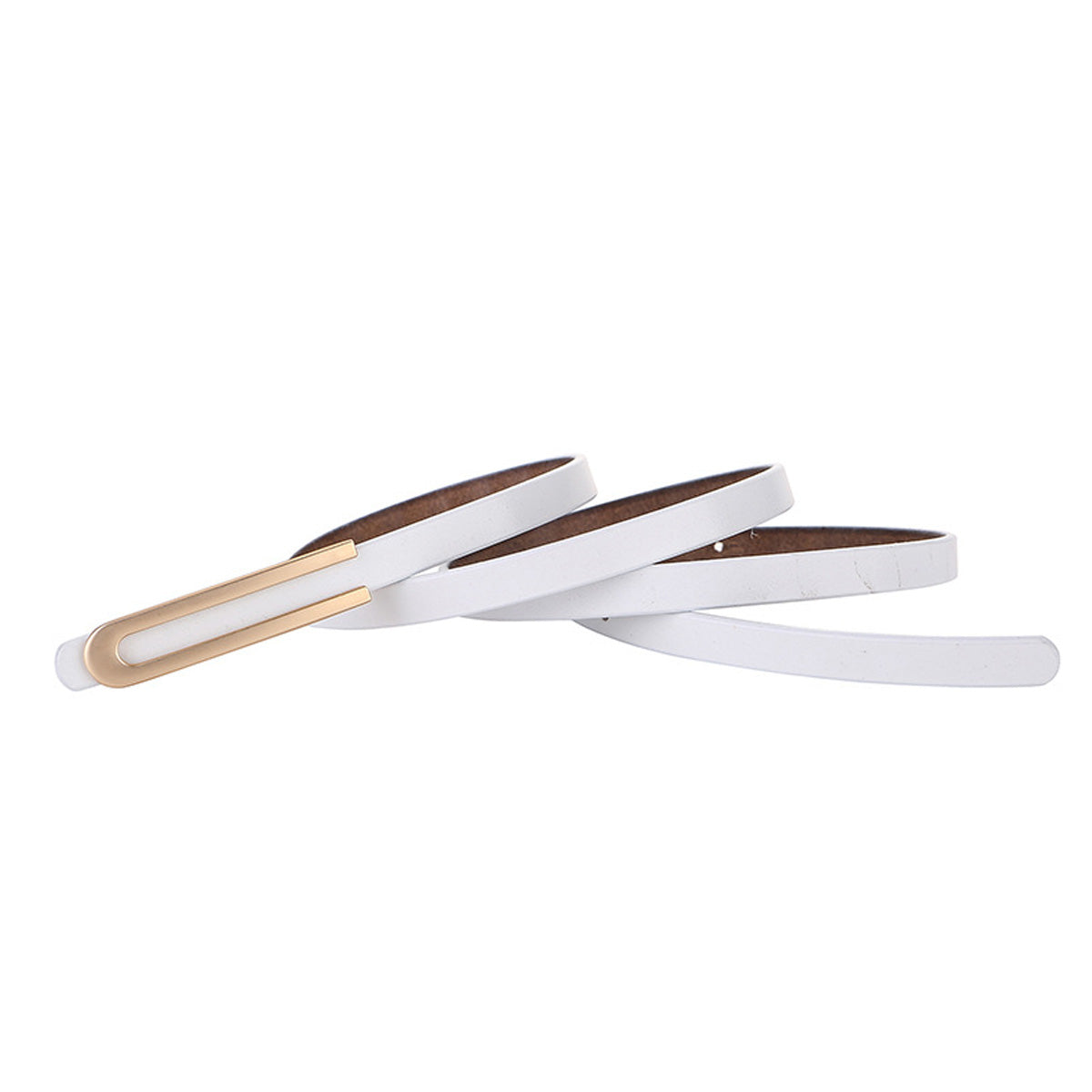Small Leather Belt for Women's Dress
