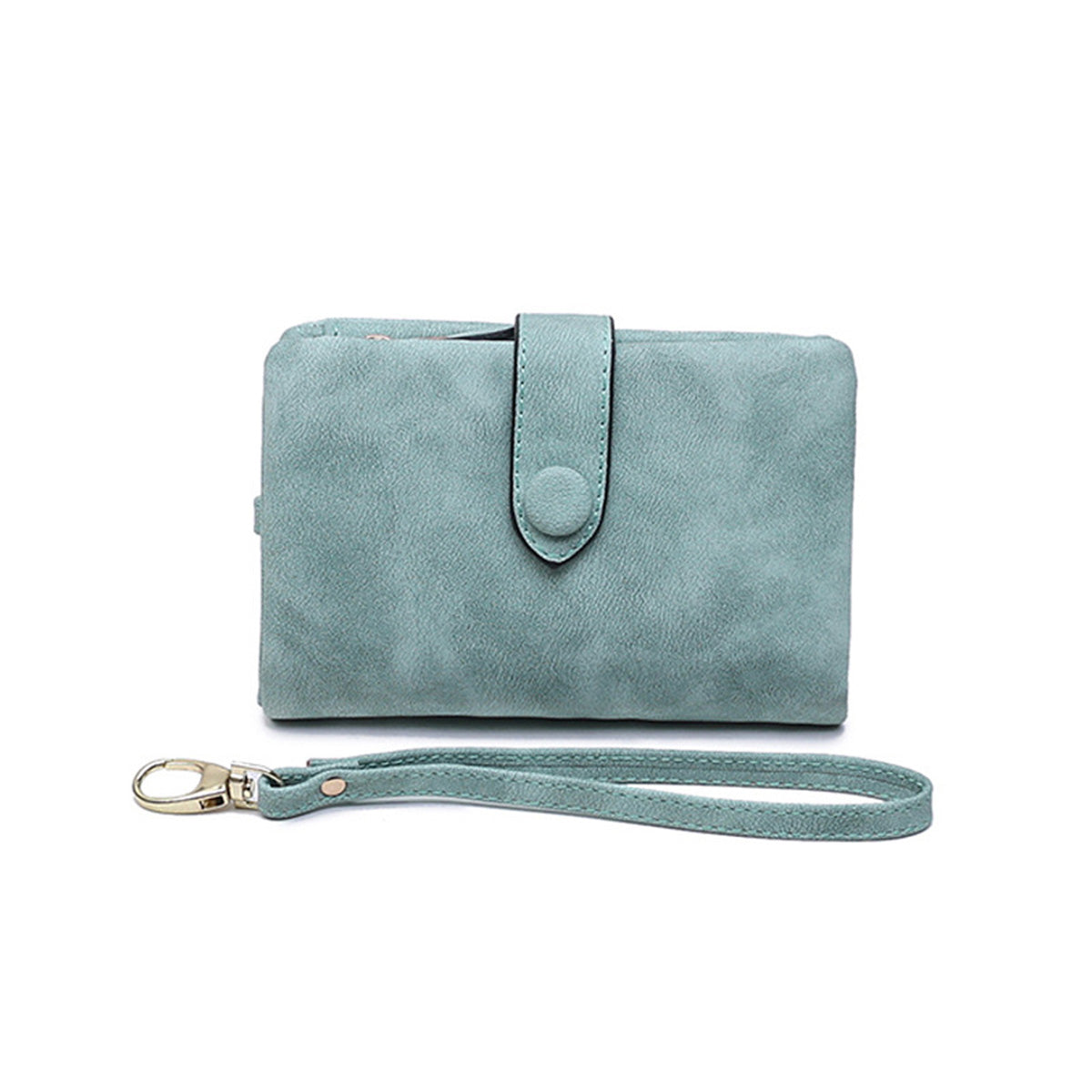 Women's Frosted Large Capacity Short Wallet