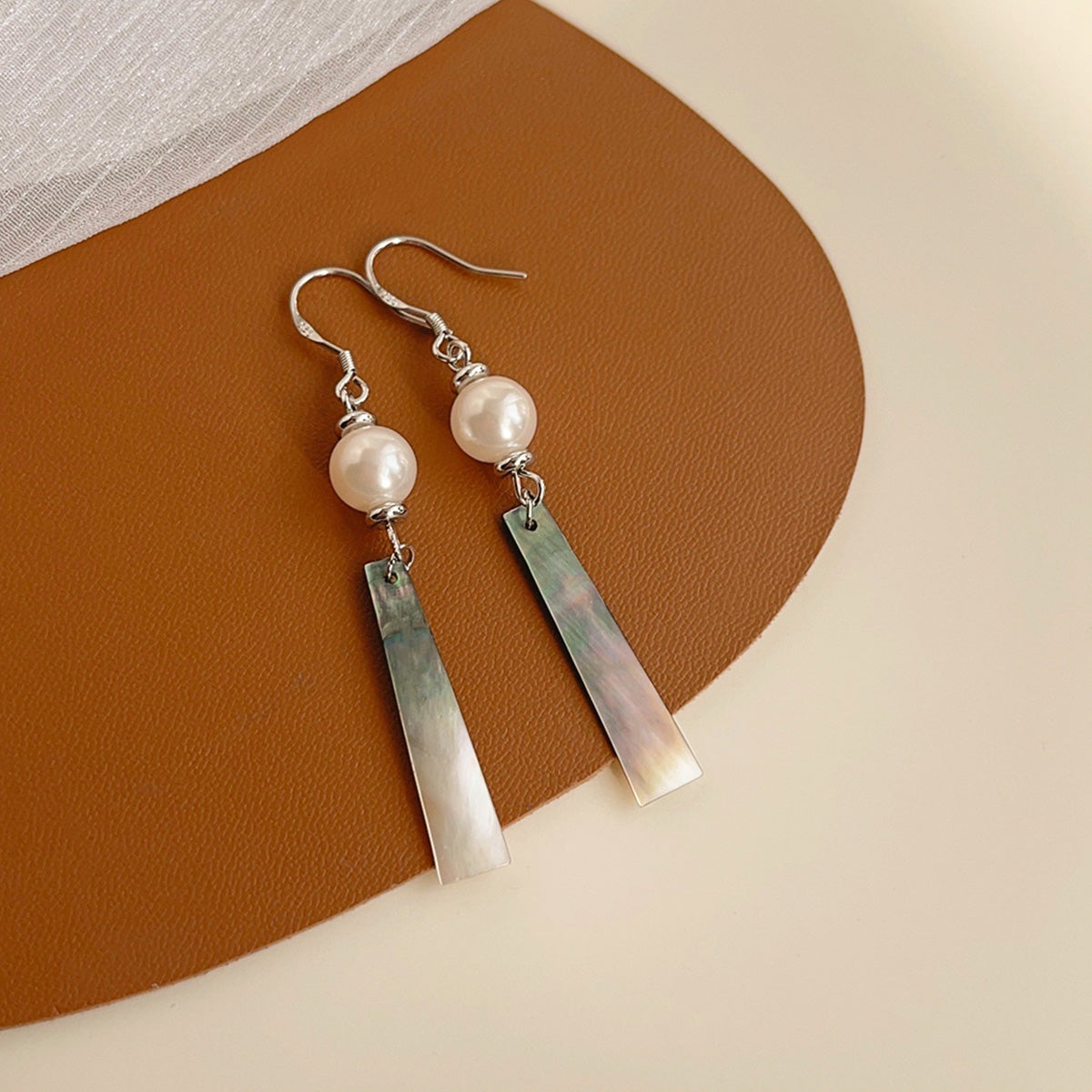 Natural Shell Tassel Earrings
