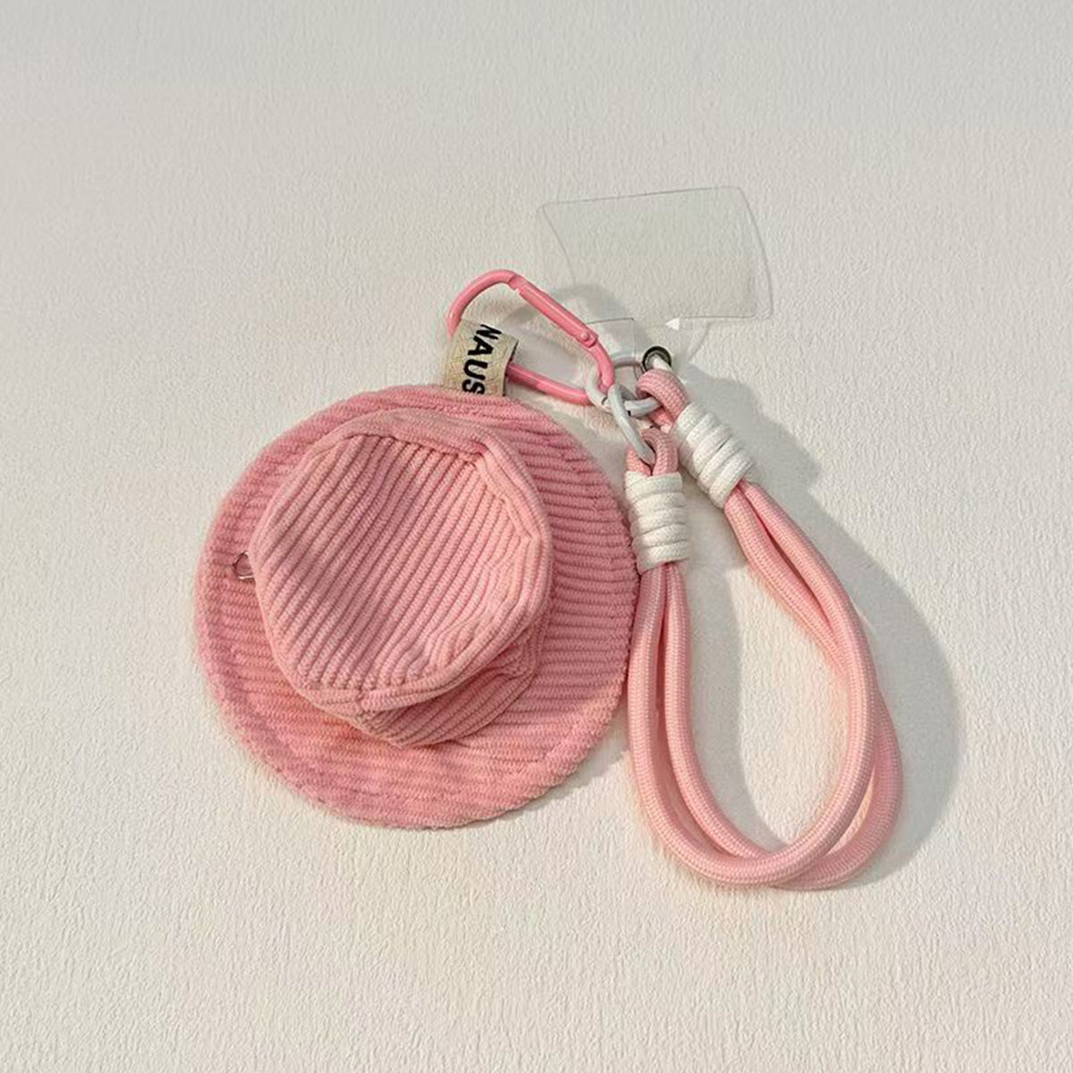 Girl Pink Macaron Fisherman Hat Coin Purse