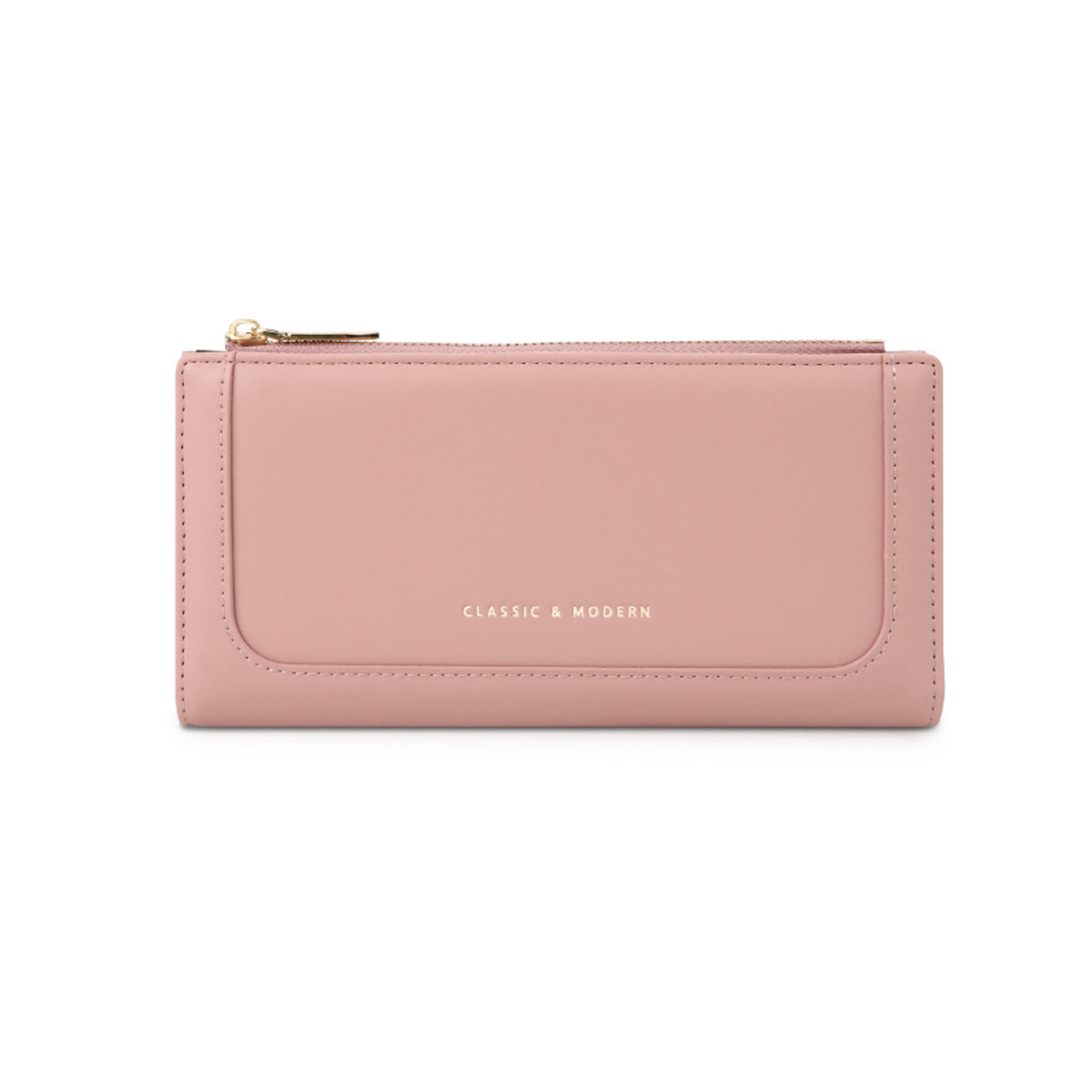 Fashionable Long Stitching Large Capacity Women Wallet