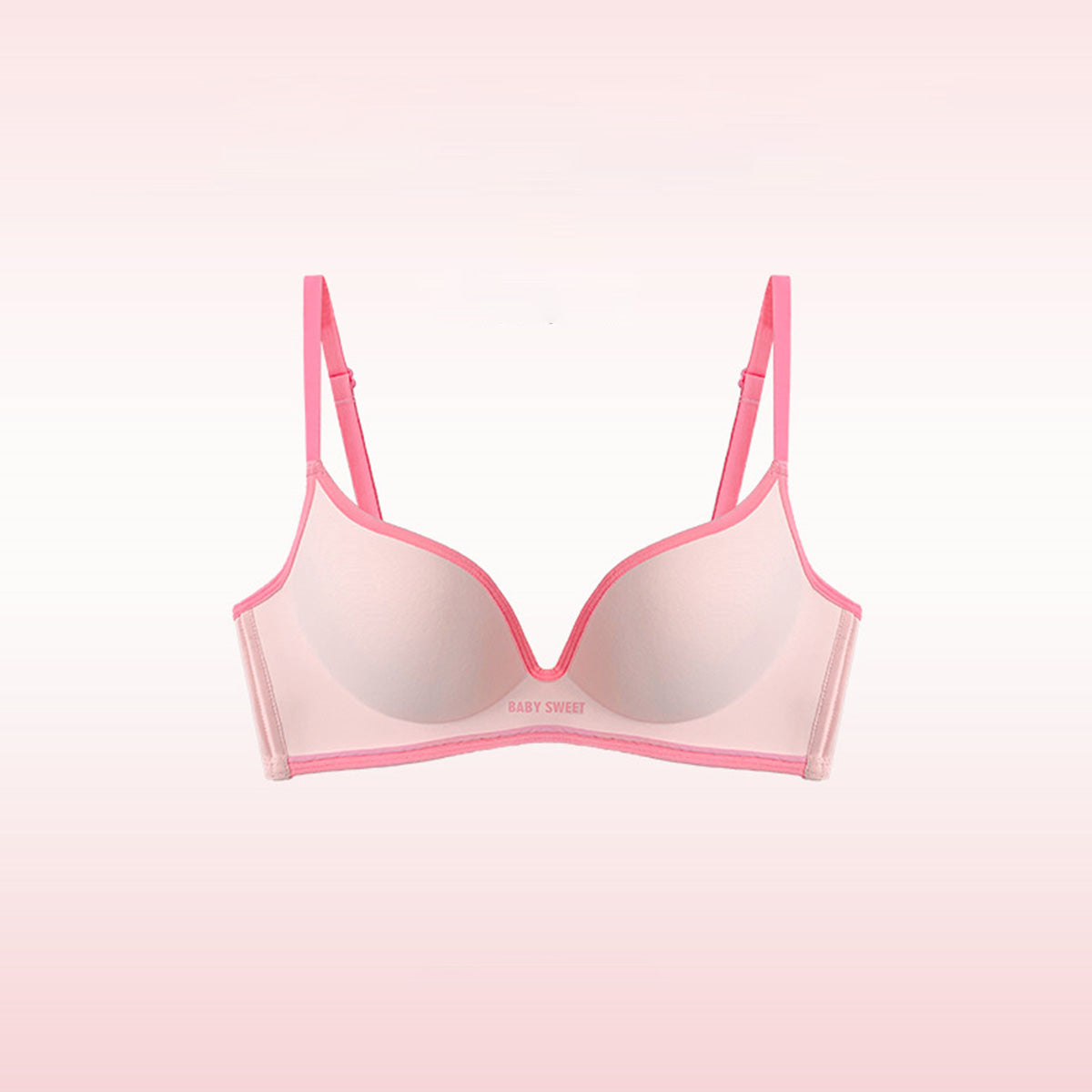 Colorful Jumping Girl Seamless Bra