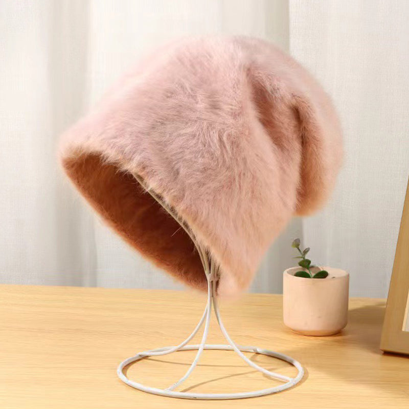 Abbit Fur Hat New Winter Warm Wool Hat