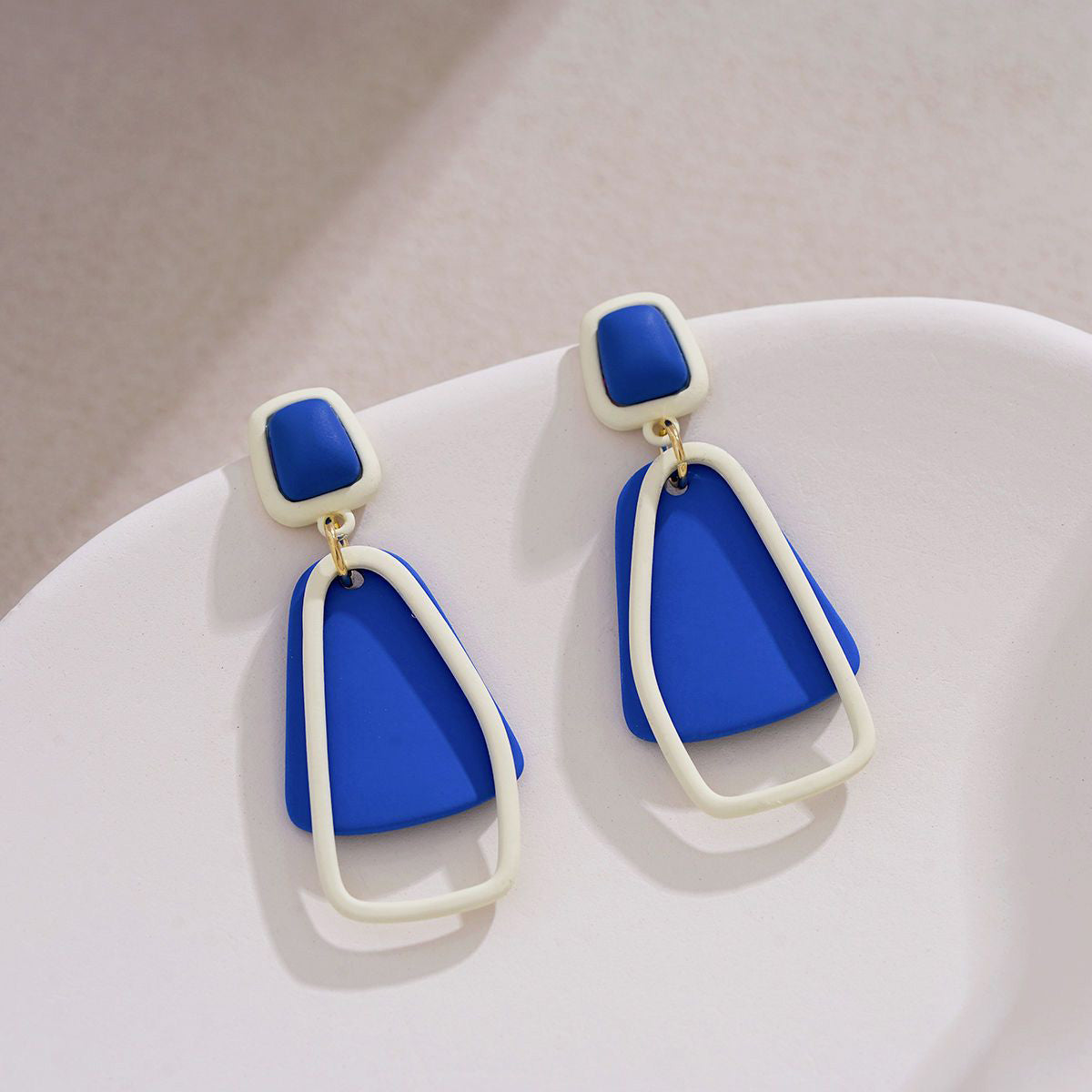 Klein Blue Earrings Special Design Earrings