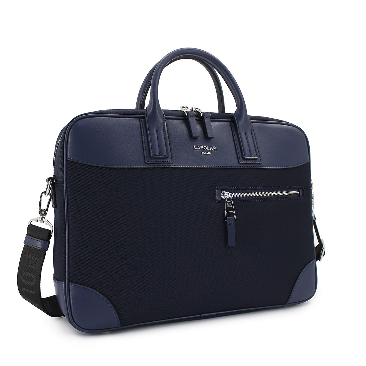LAPOLAR Bsci Manufacturer High Quality Leather Laptop Bag for Men