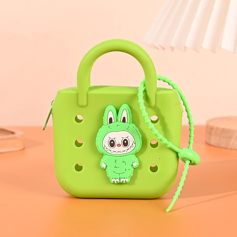 Cute cartoon silicone coin pocket coin purse