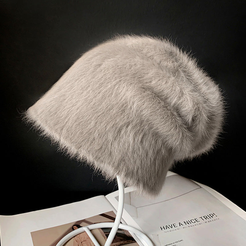 Abbit Fur Hat New Winter Warm Wool Hat