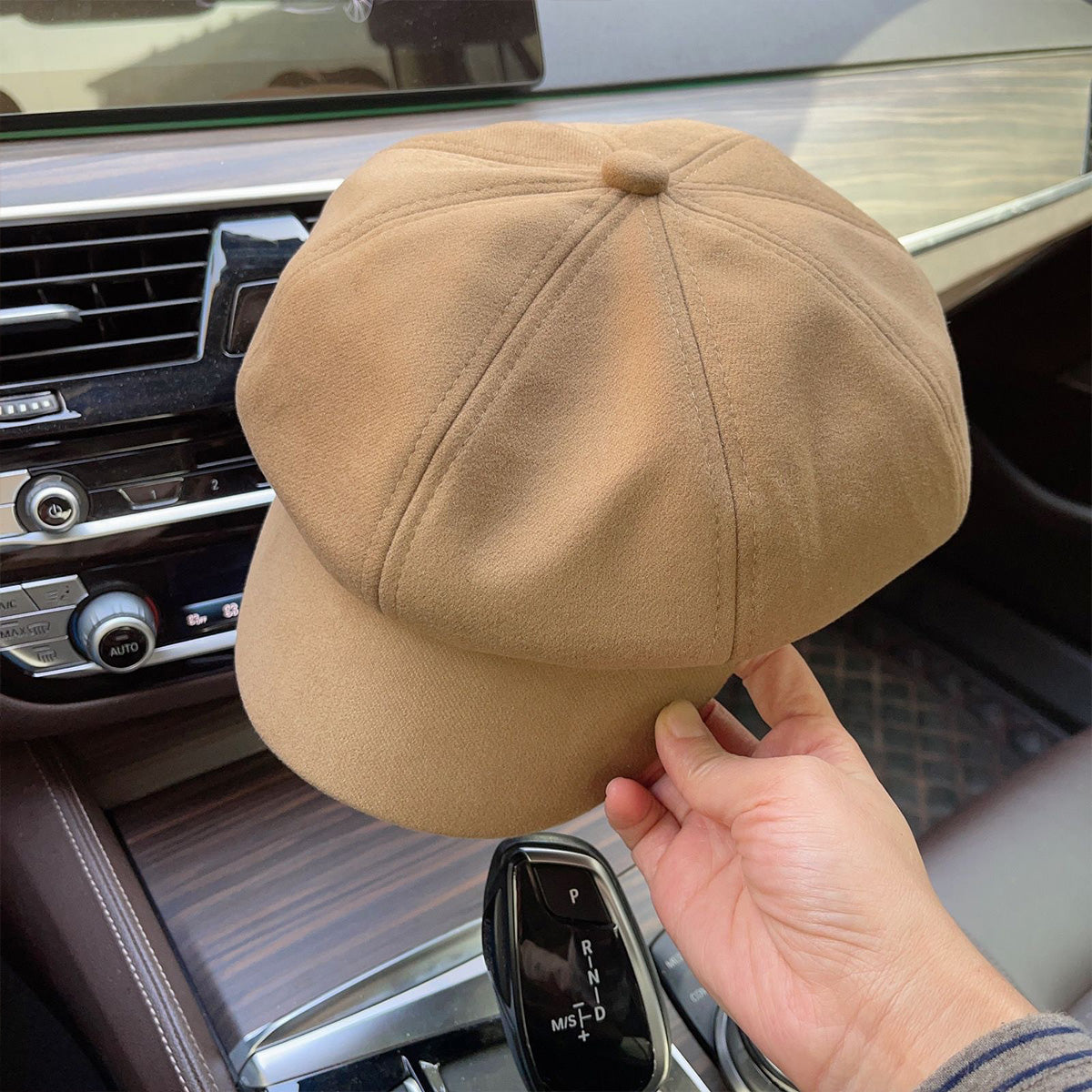 Octagonal Cap Versatile British Hat Beret