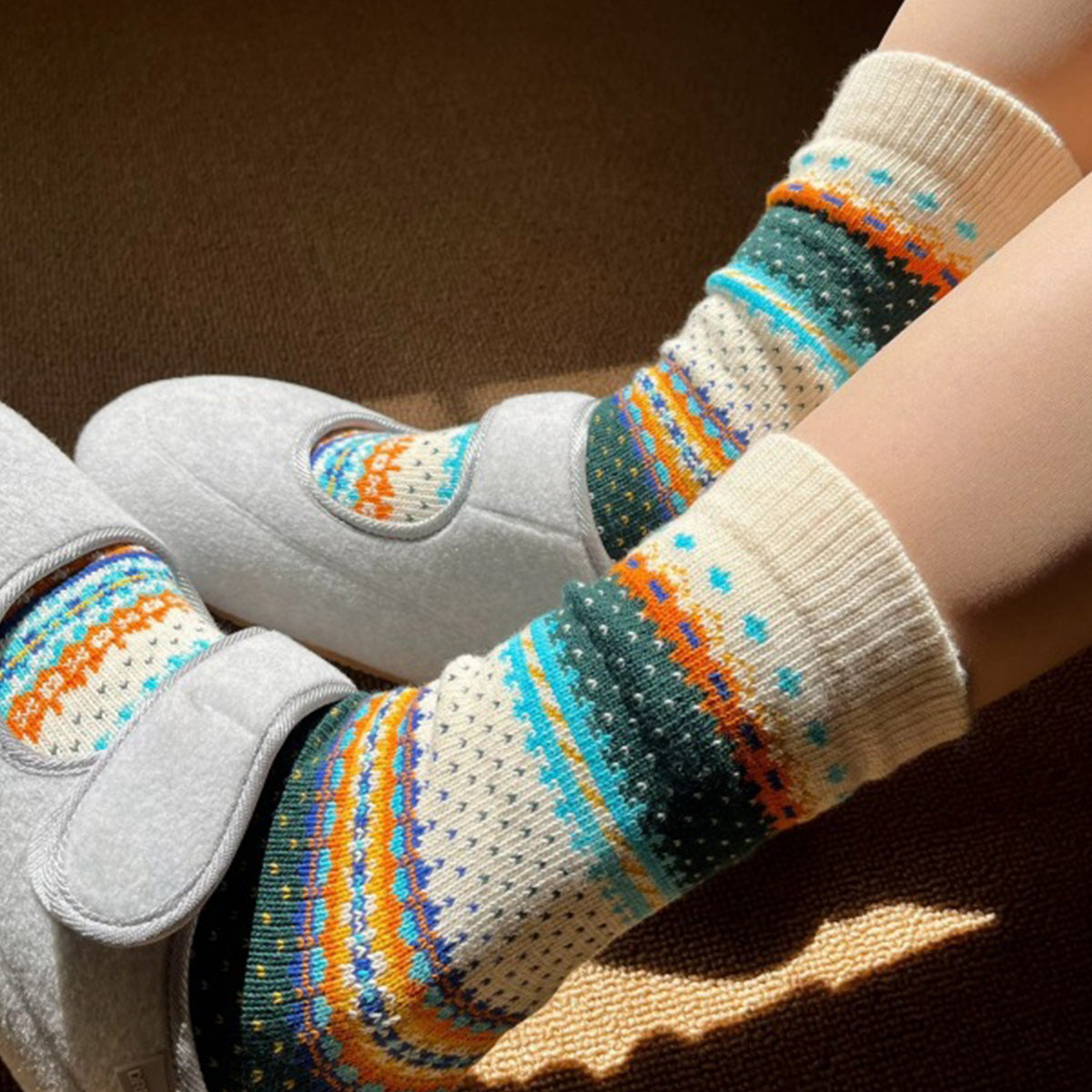 American retro Nordic style socks
