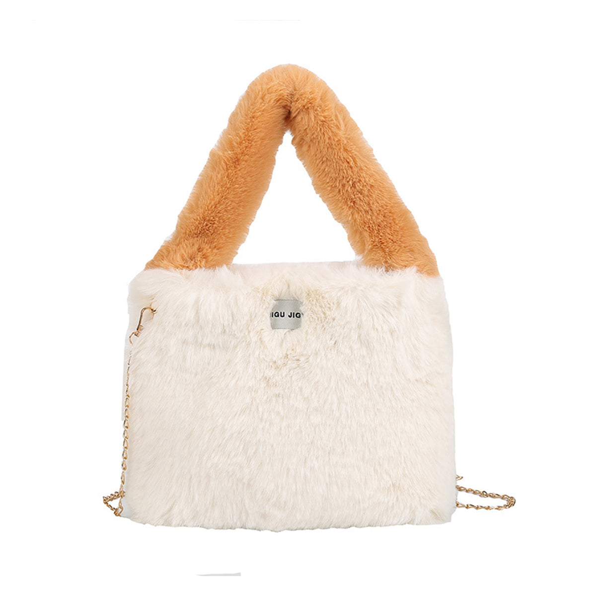 Autumn Winter Crossbody Plush Bucket Bag