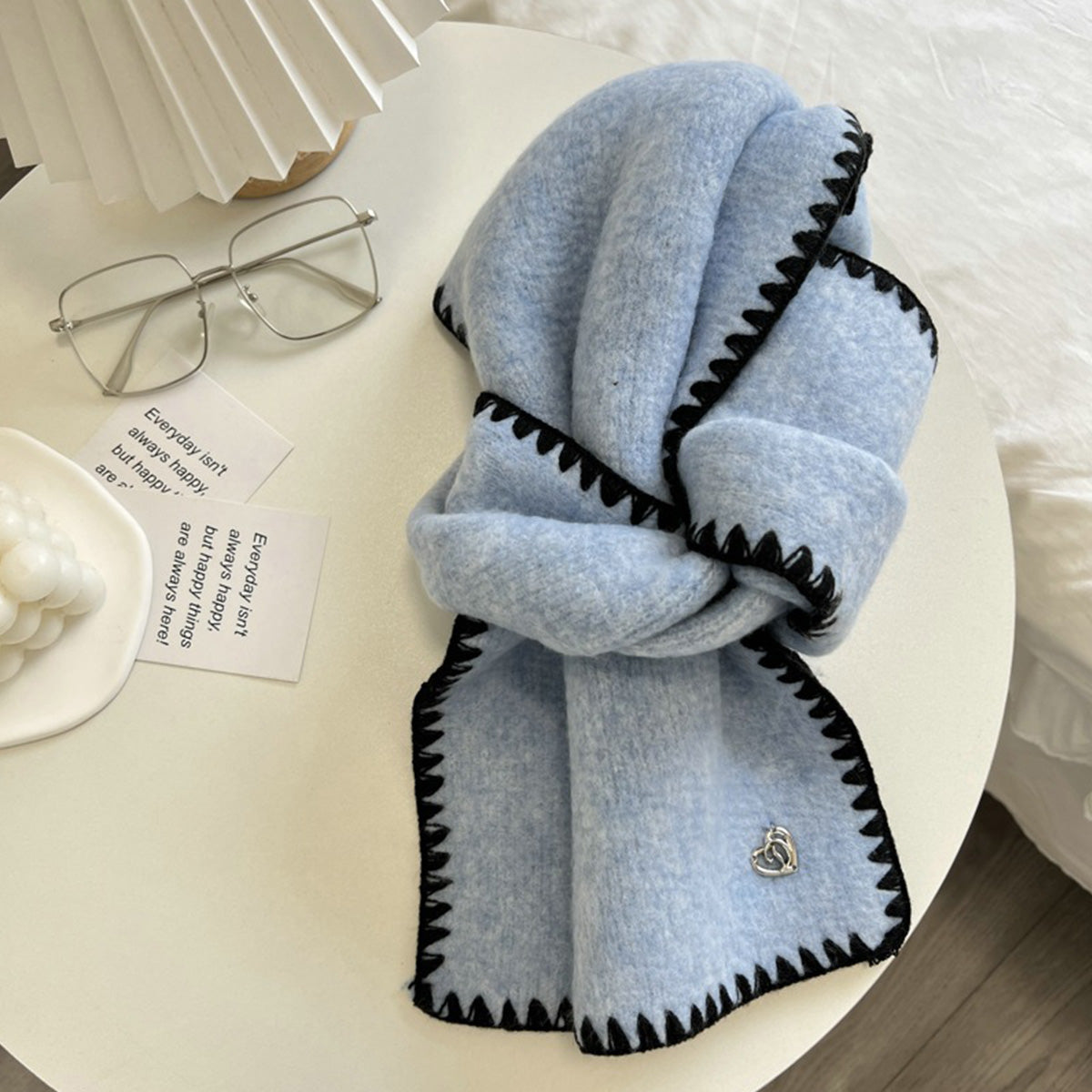 Korean Retro Versatile Knitted Scarf for Women