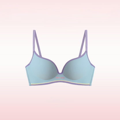 Colorful Jumping Girl Seamless Bra
