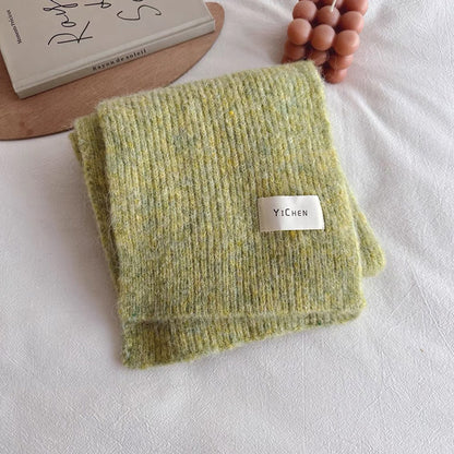 Children's Warm Wool Knitted Scarf