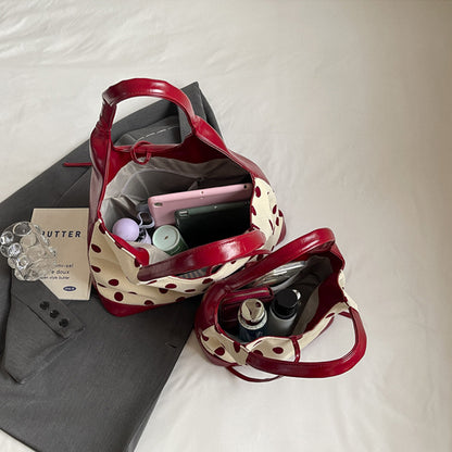Retro Casual Tote Bag Large Capacity Women Bag