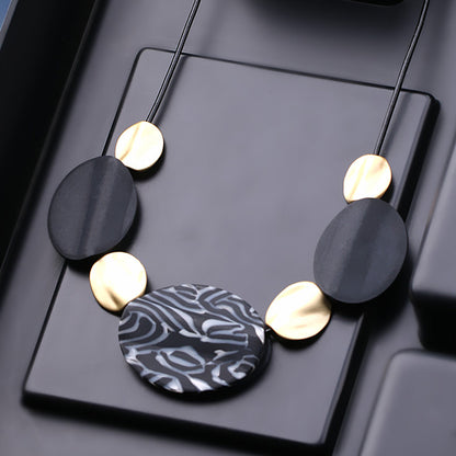 New Style Personality Temperament Small Skirt Shirt Necklace