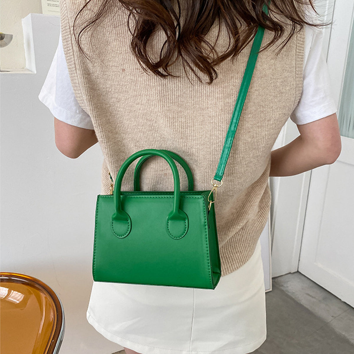 Retro Messenger Bag Casual Fashion Handbag Small Square Bag